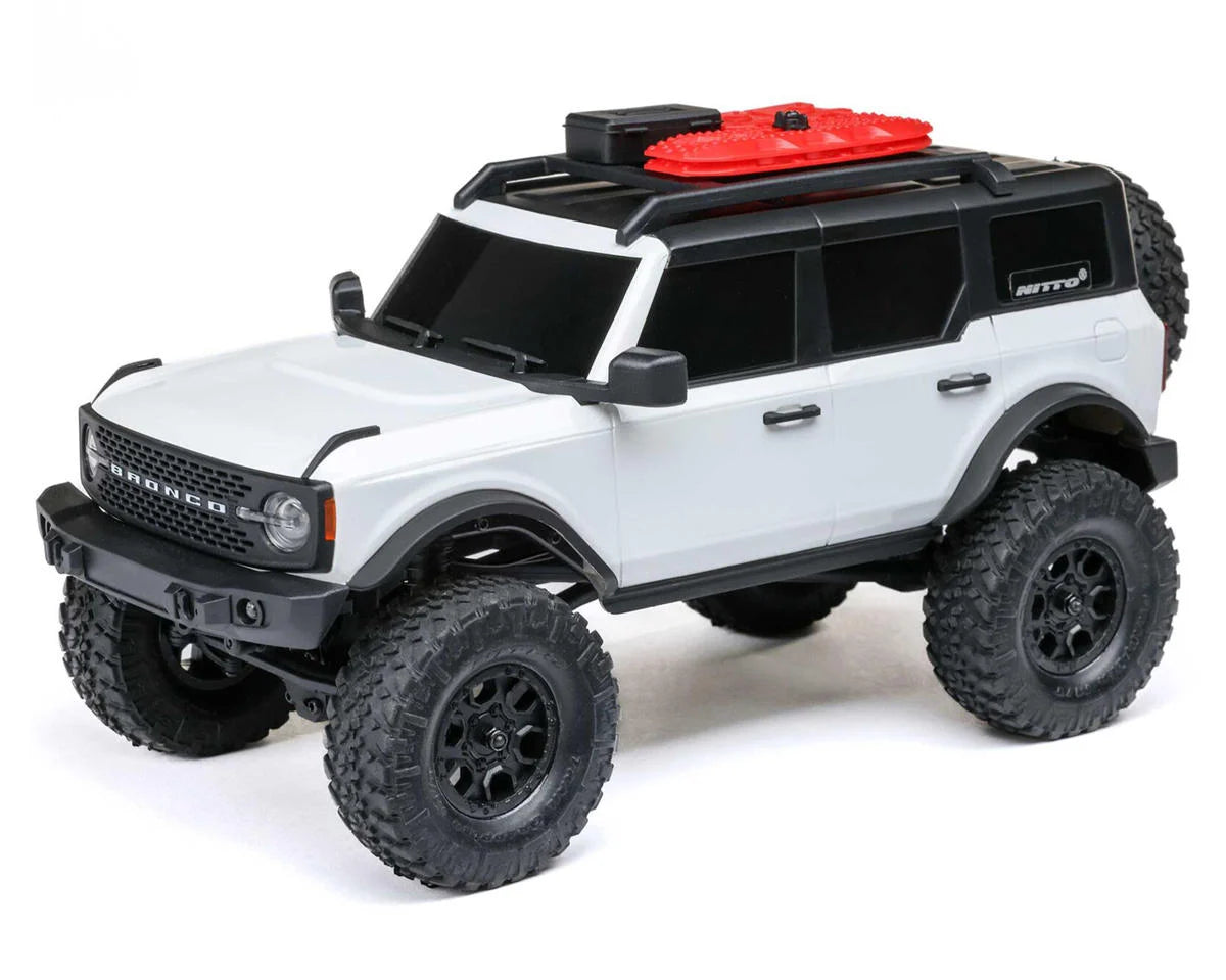 Axial SCX24 Ford Bronco Hard Body 1/24 4WD RTR Scale Mini Crawler (White) w/2.4GHz Radio, Battery & Charger - AXI00006V2T4