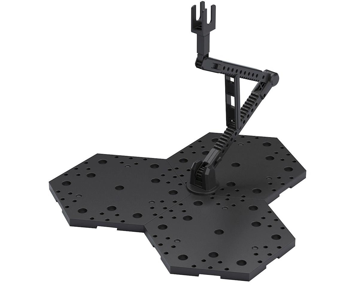 Bandai Action Base 4 Display Stand (Black) For Gundam Model Kits - BAS2410267