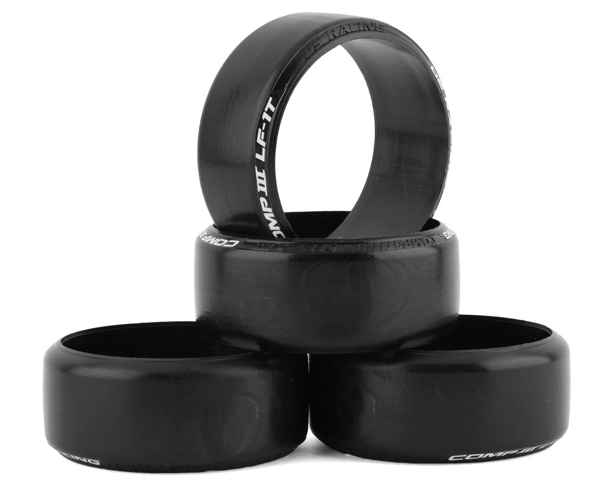 CS3-LF1T DS Racing Competition III Slick Drift Tires (4) (LF-1T)