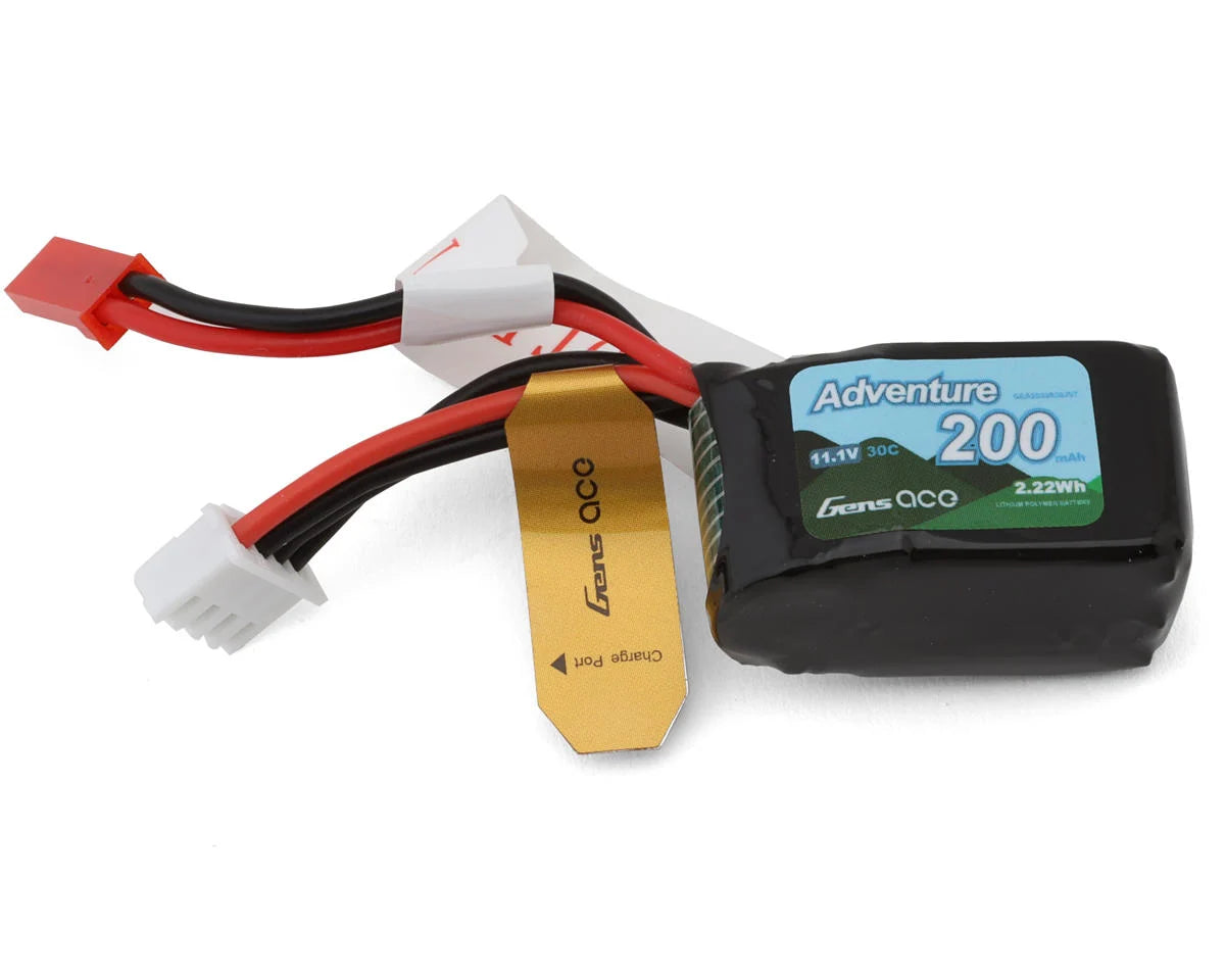 GEA2003S30JST Gens Ace 3S 30C Adventure Lipo Battery Pack