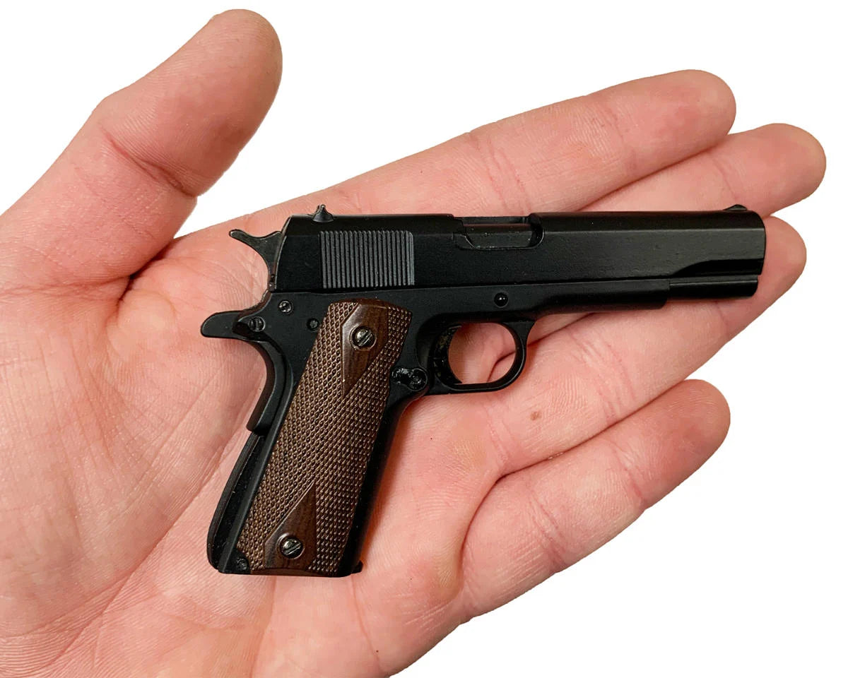 GOA1911-Black Goat Guns Miniature 1/2.5 Scale Die-Cast 1911 Model Kit Black