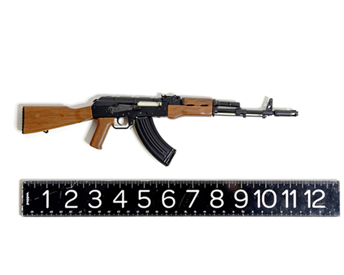 GOAAK-Black Goat Guns Miniature 1/3 Scale Die-Cast AK47 Model Kit Black