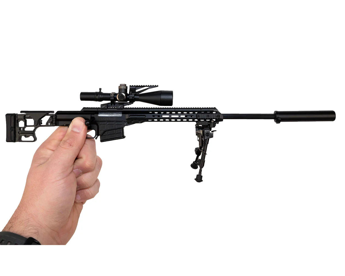 GOAMK22-Black Goat Guns Miniature 1/4 Scale Die-Cast Barrett MRAD Model Kit Black