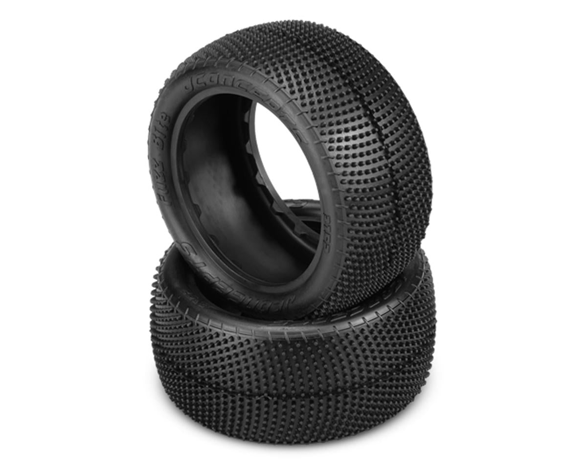 JConcepts Fuzz Bite LP 2.2" Rear Buggy Carpet Tires (2) (Purple) - 3152-011