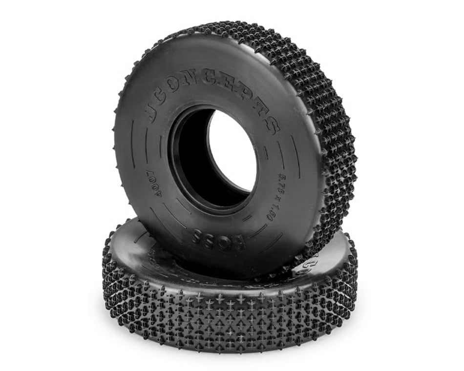 JConcepts Boss 2.2" Rock Crawler Tires (2) (5.75" OD) (Green) - 4007-02