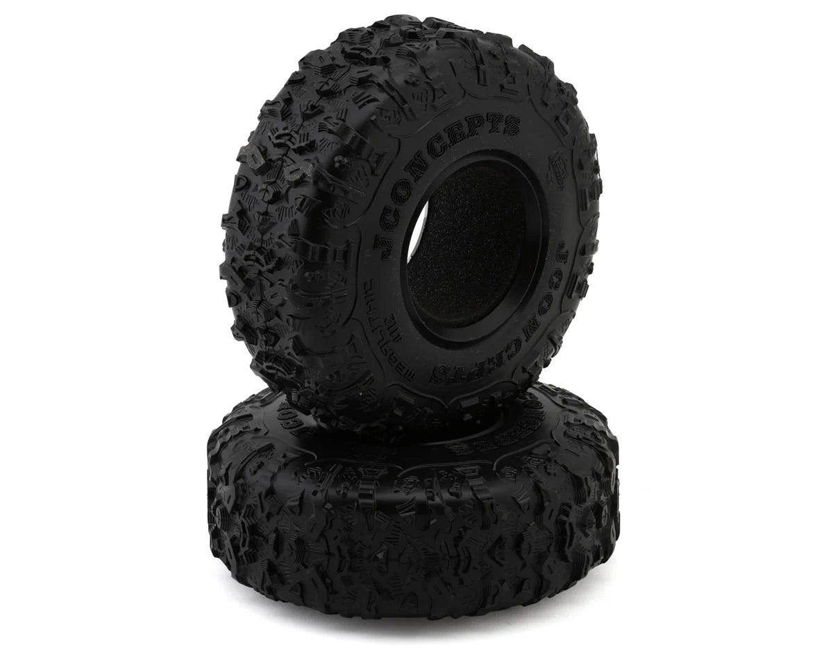 JCO4112-02 JConcepts Megalithic 2.2" All Terrain Rock Crawler Tires (2) (OD - 5.25”) (Green) w/Foam Inserts