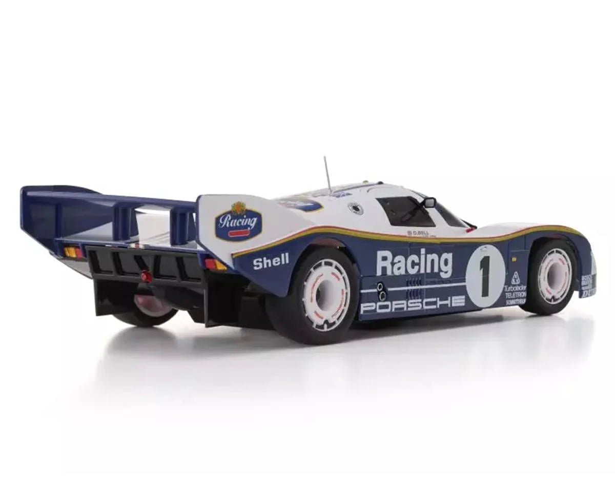 Kyosho MR-04 RWD Mini-Z Readyset w/Porsche 962C Coupe Body (White/Blue) w/KT-531P 2.4GHz Radio - 32379RA - ** Preorder for October 2026 **