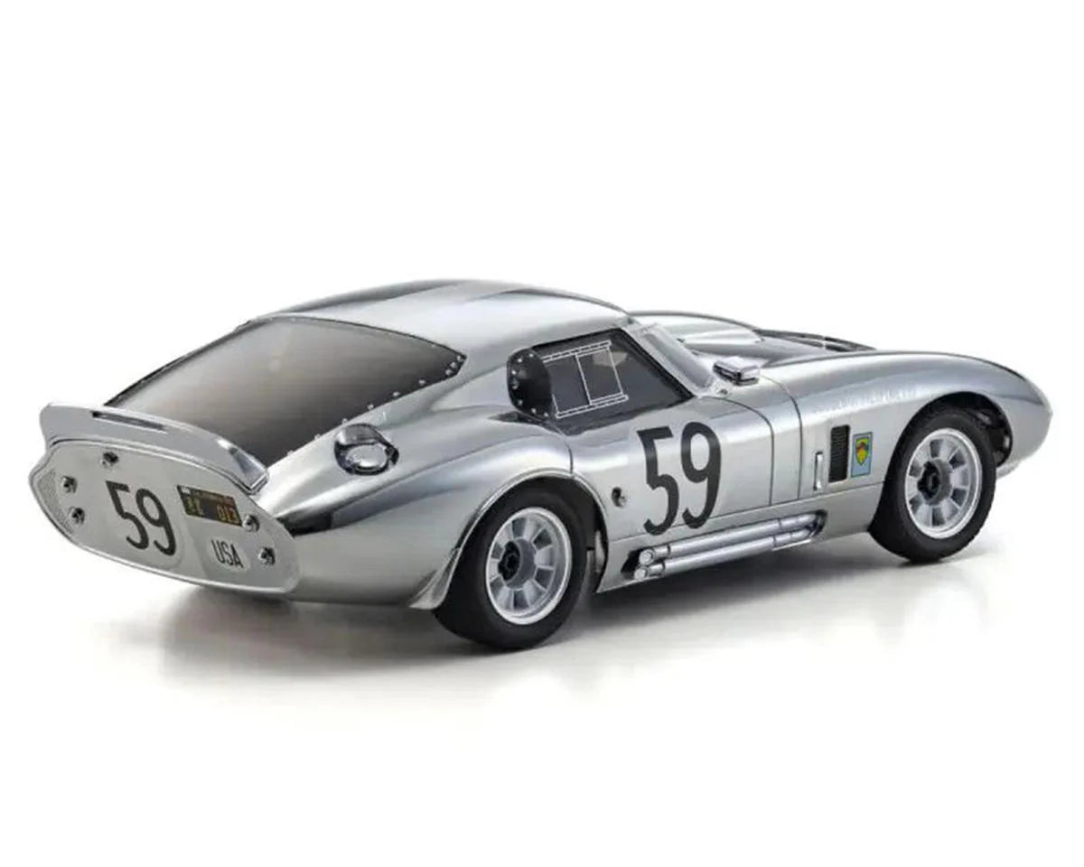 First Mini-Z RWD ReadySet w/ Shelby Cobra Daytona Body (Chrome) 66611C