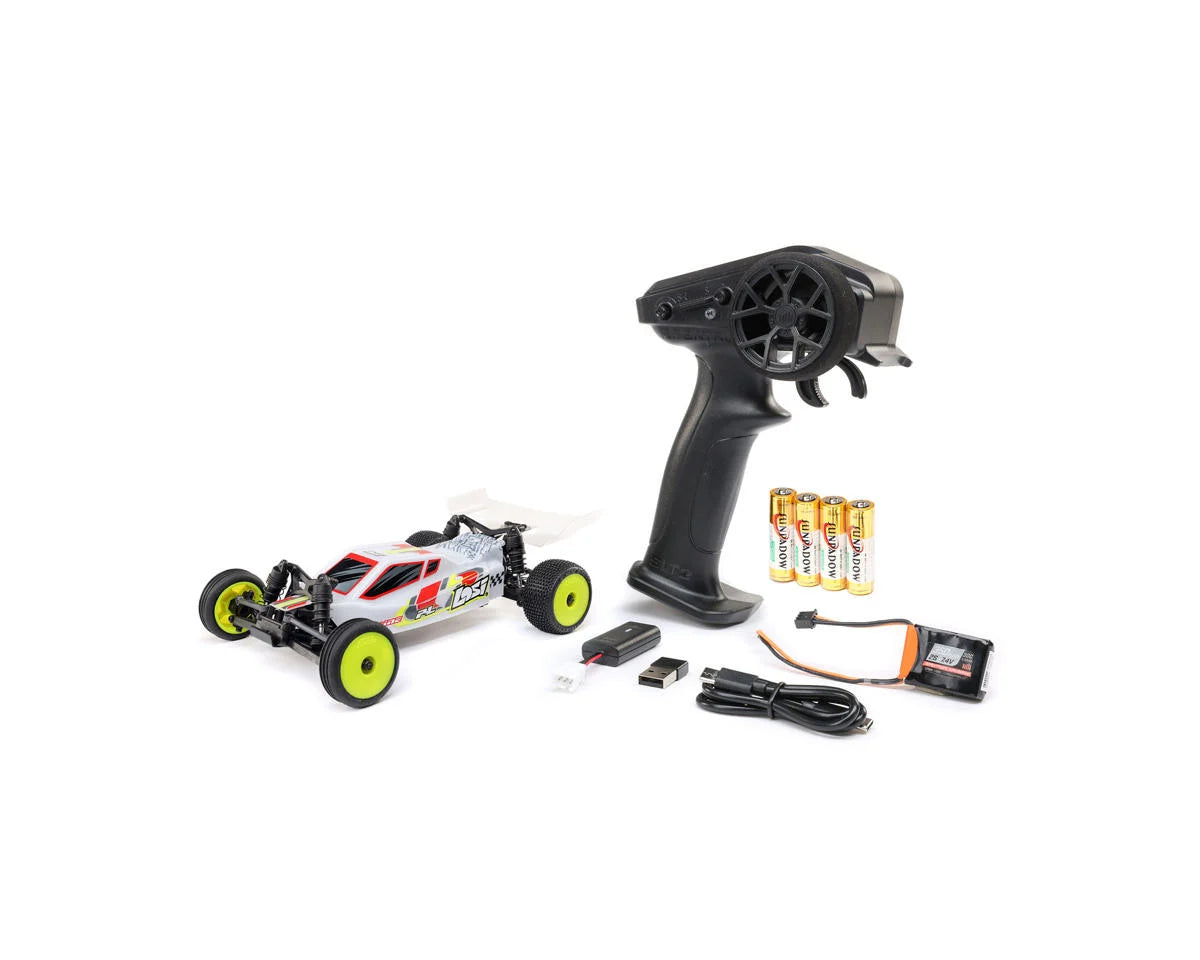 LOS00007T1 Losi Micro-B 2.0 1/24 RTR 2WD Buggy (White)