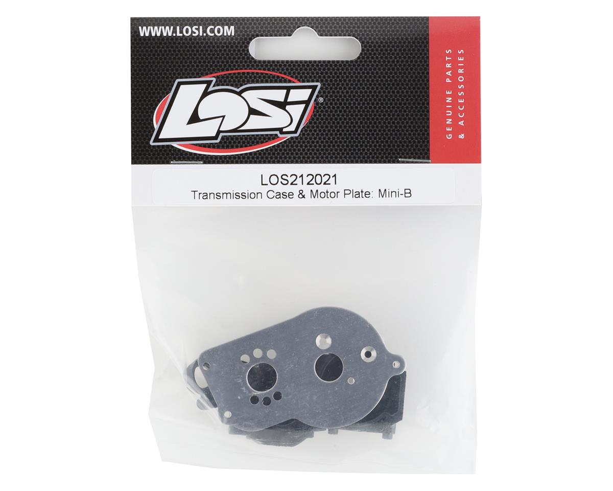 LOS212021 Losi Mini-B/Mini-T 2.0 Transmission Case & Motor Plate