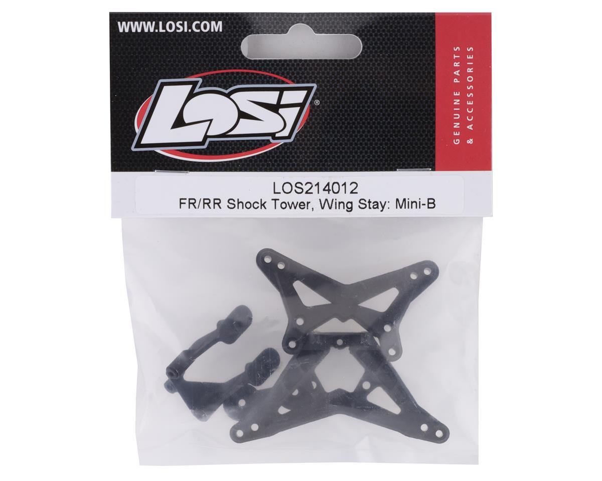 LOS214012 Losi Mini-B Shock Tower & Wing Stay