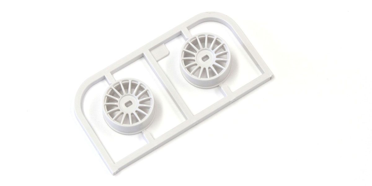 MDH100W-N0 Kyosho Multi Wheel N/Offset 0 (White/AWD/2pcs.)