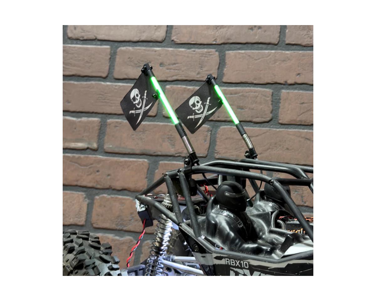 TrickWhip2 Scale Whip Light Tube Flag Accessory (White/Blank) - MYKFLAG-BLANK