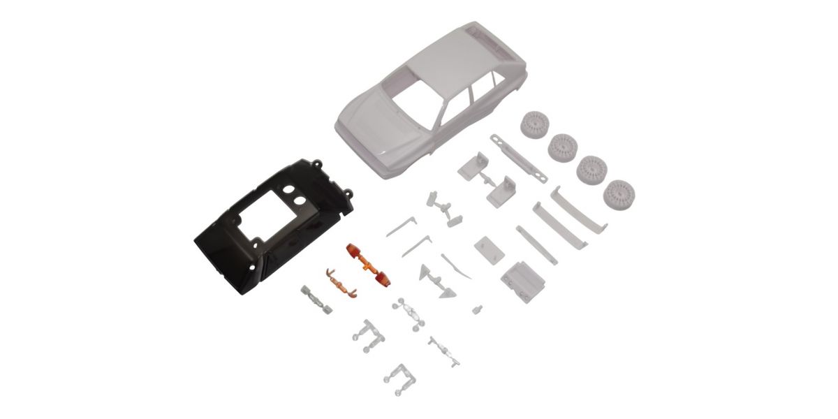 LANCIA DELTA HF integrate White Body Set (w/Rim for AWD) - MZN237