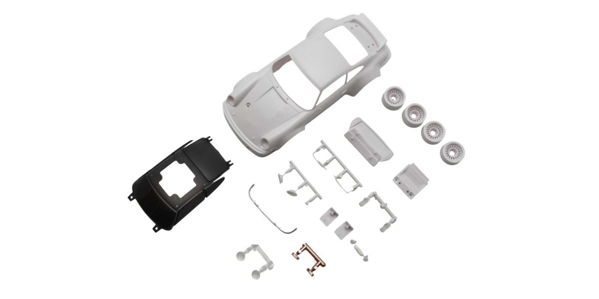 Porsche 934 RSR Turbo White Body ( w/Rim for RWD) - MZN238