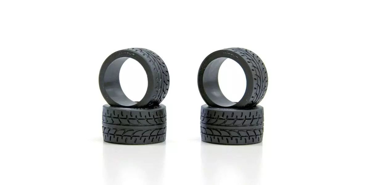 MINI-Z Racing Radial Wide Tire (2X/4pcs) - MZT103-2X