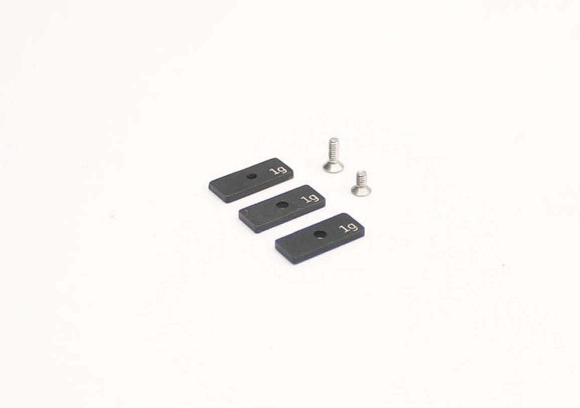 RX531 Reflex Racing Bumper Weight Set (3g total)