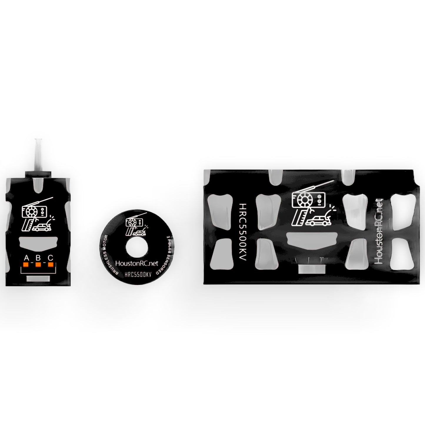 HRC 5500kv Black Sensored Brushless Motor for 1/28