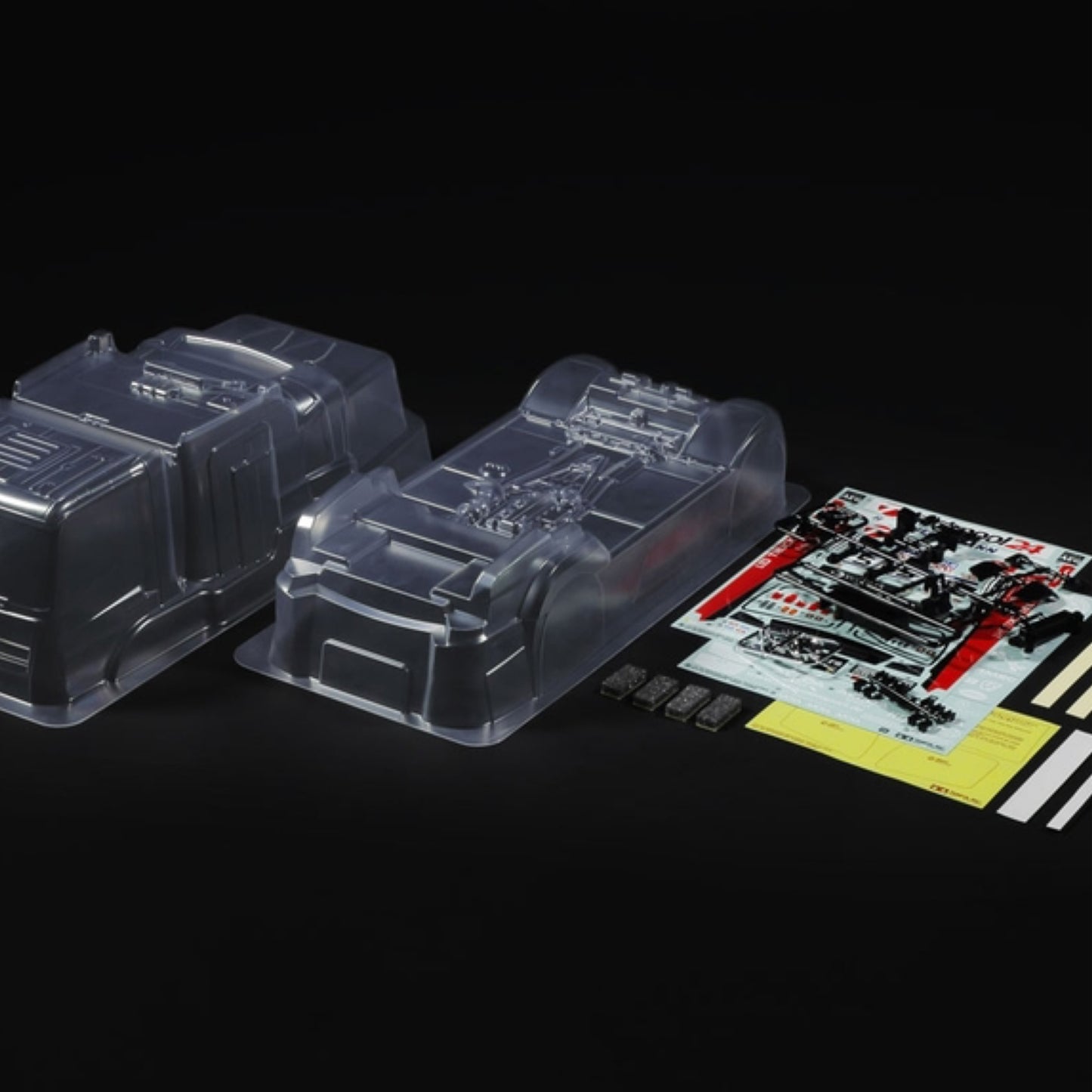 51654 Tamiya Rc Body Set Race Truck Actros Mercedes-Benz Mp4 Motorsport