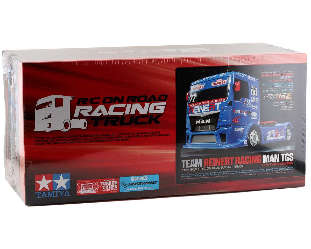Tamiya Team Reinert Racing MAN TGS 1/14 4WD On-Road Semi Truck (TT-01) TAM58642-60A