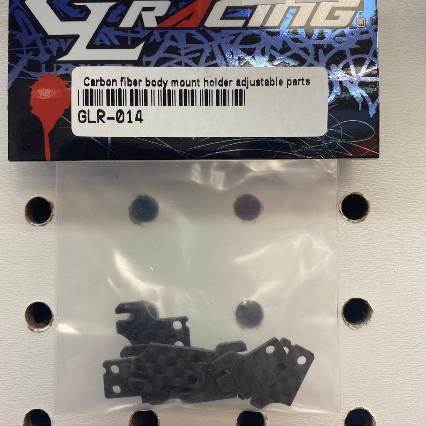 GLR-014 Carbon Fiber Body Mount Holder Adjustable Parts