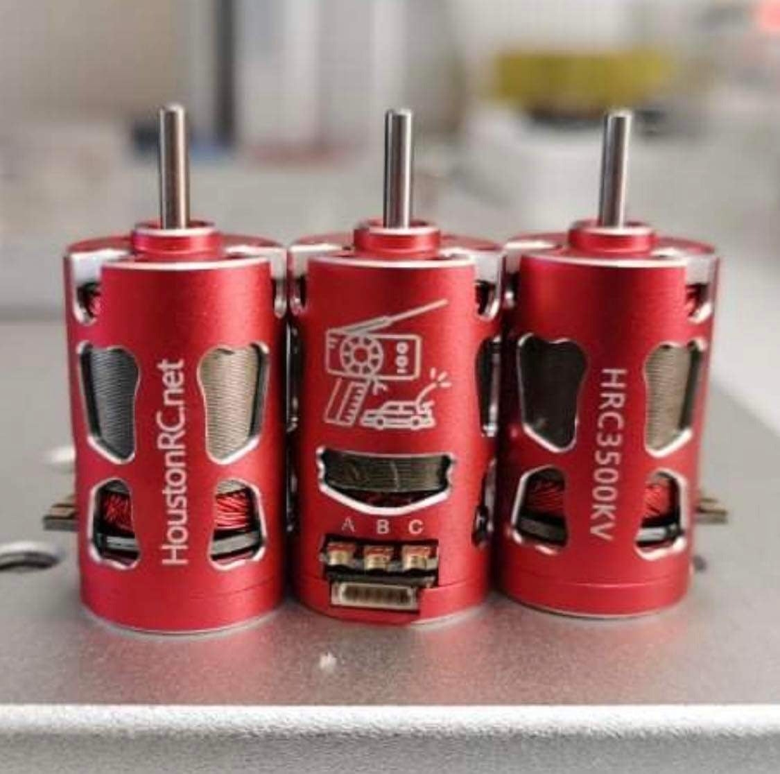 HRC 3500kv Red Sensored Brushless Motor for 1/28