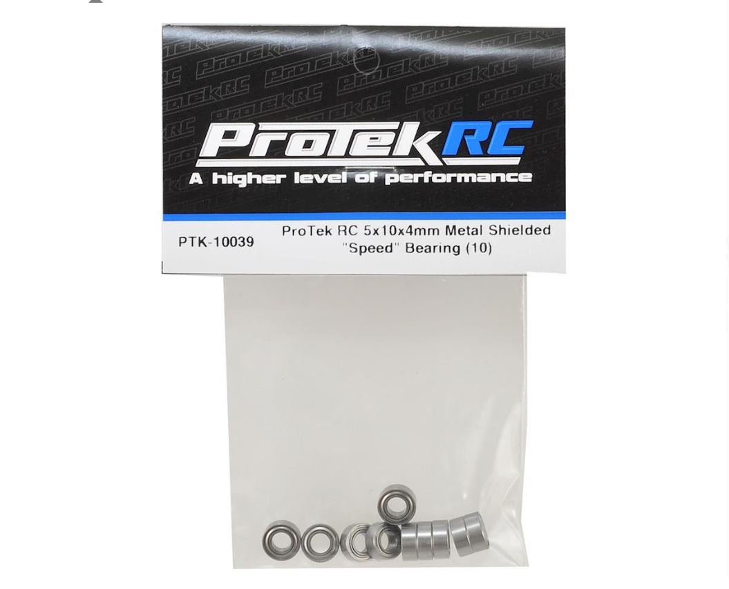 PTK-10039 5x10x4mm Metal Shielded "Speed" Bearing (10)
