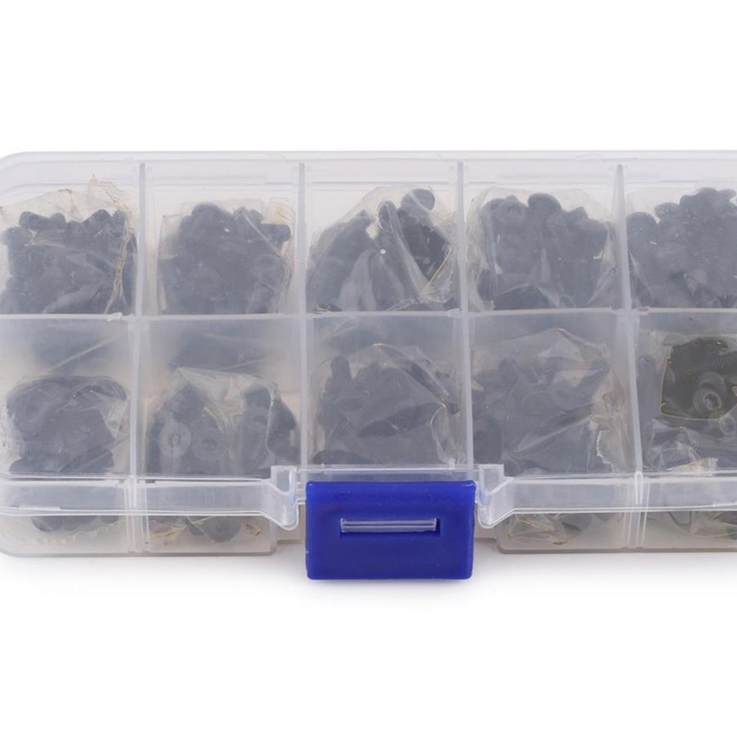 YEA-SSS-300 Yeah Racing 3mm Carbon Steel Screw Set w/Case (300) (Flat Head/Button Head)