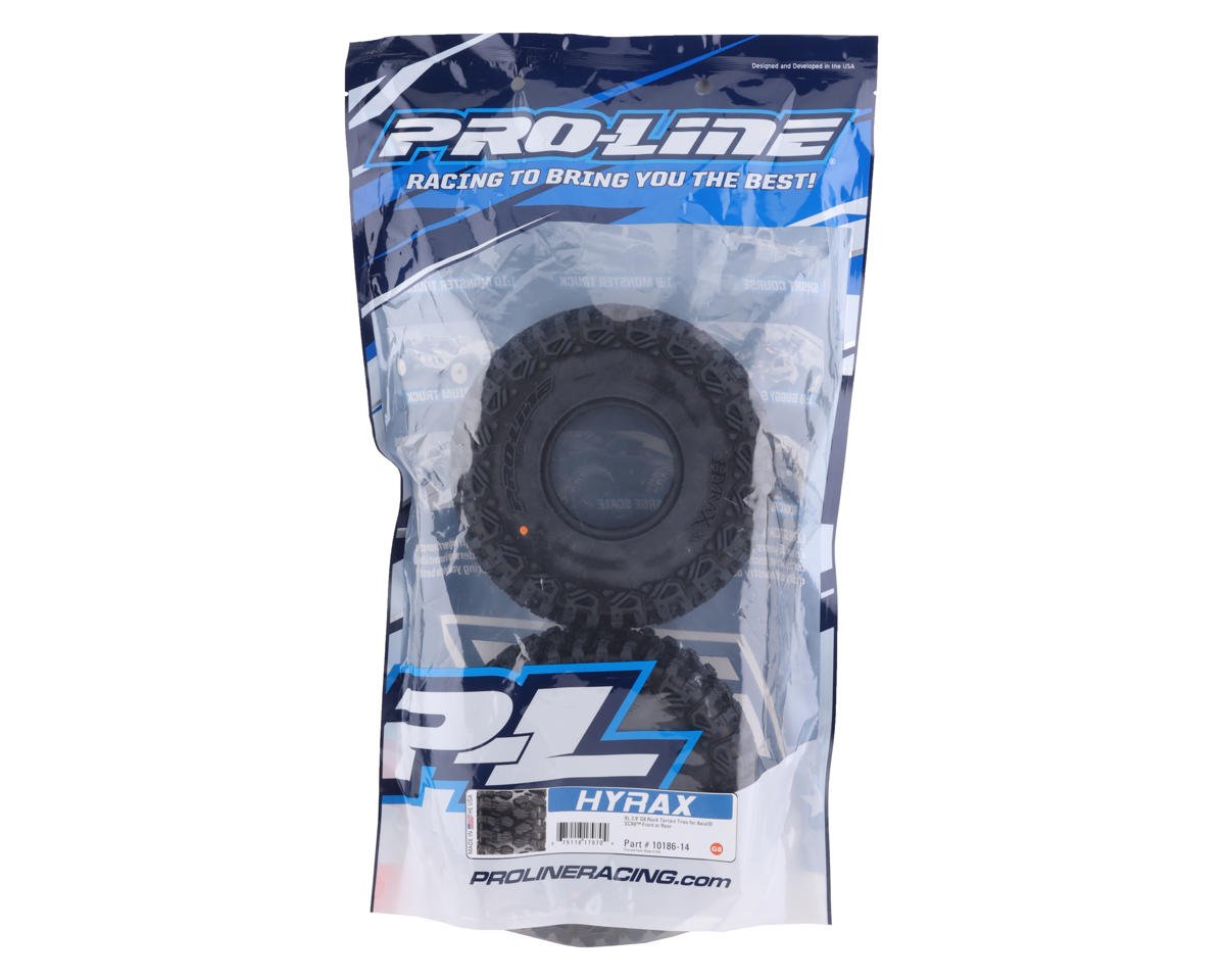 Pro-Line Hyrax XL 2.9" Rock Terrain Crawler Tires w/Memory Foam (2) (G8) - PRO10186-14