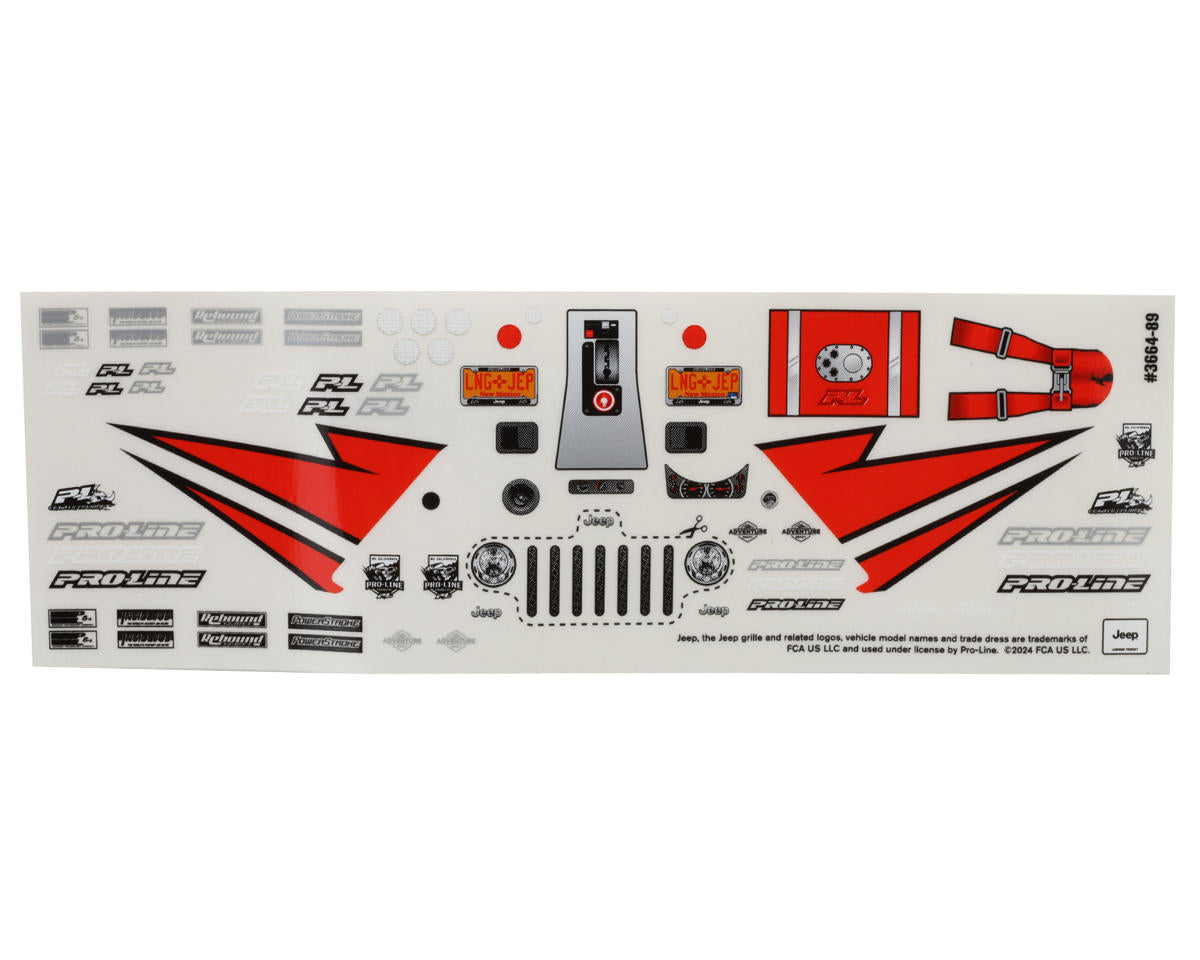 PRO366400 Pro-Line 2004 Jeep LJ Clear Body for Axial SCX24