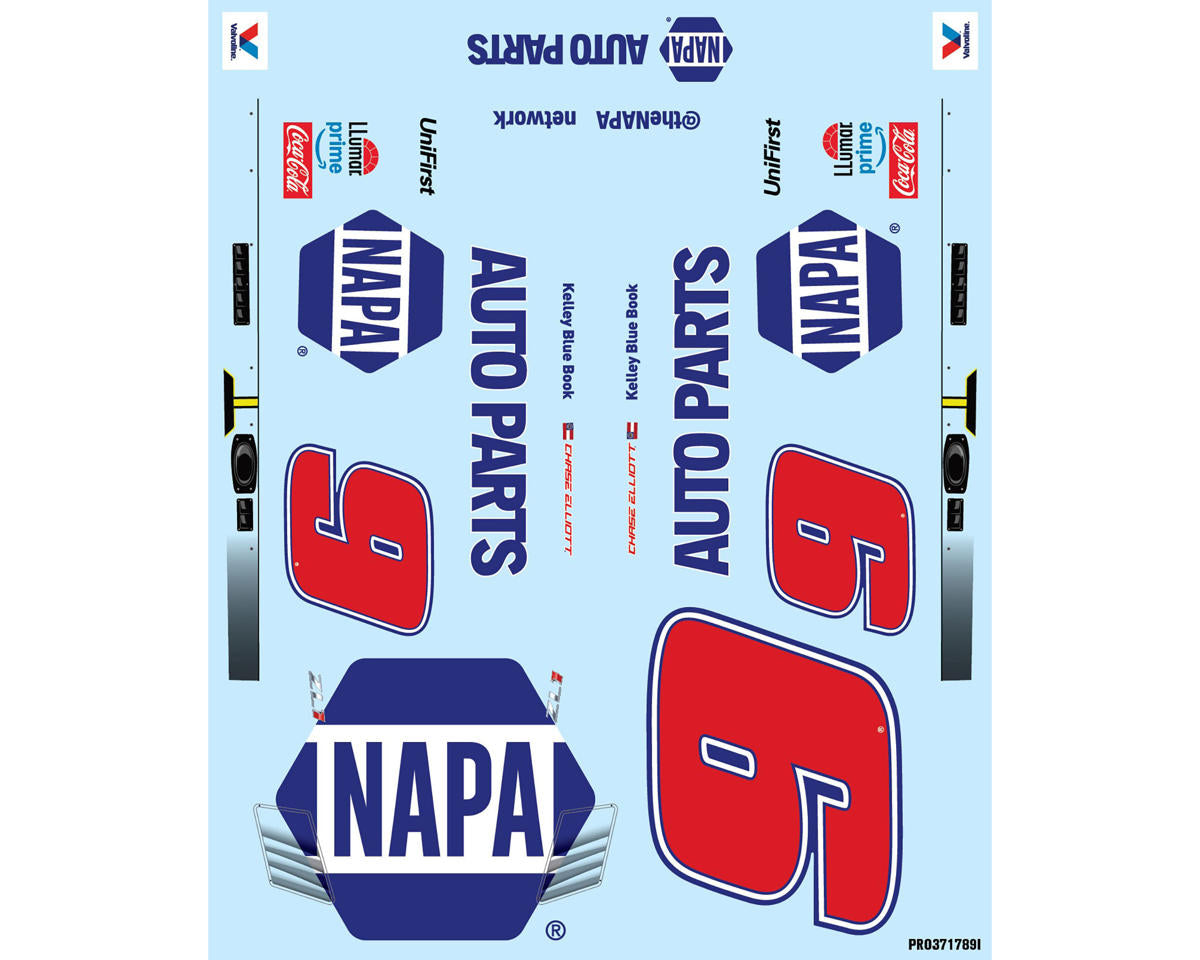Proline Camaro Elliott #9 NAPA Charlotte 2025 Body for Losi NASCAR - PRO371723
