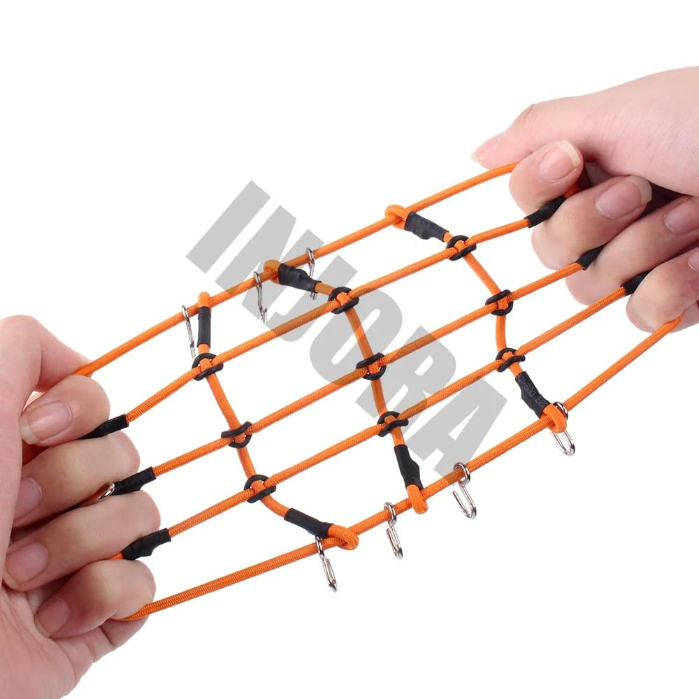 INJORA 132*105mm Mini Elastic Luggage Net for 1/10 RC Crawler - CRAW18022_Black