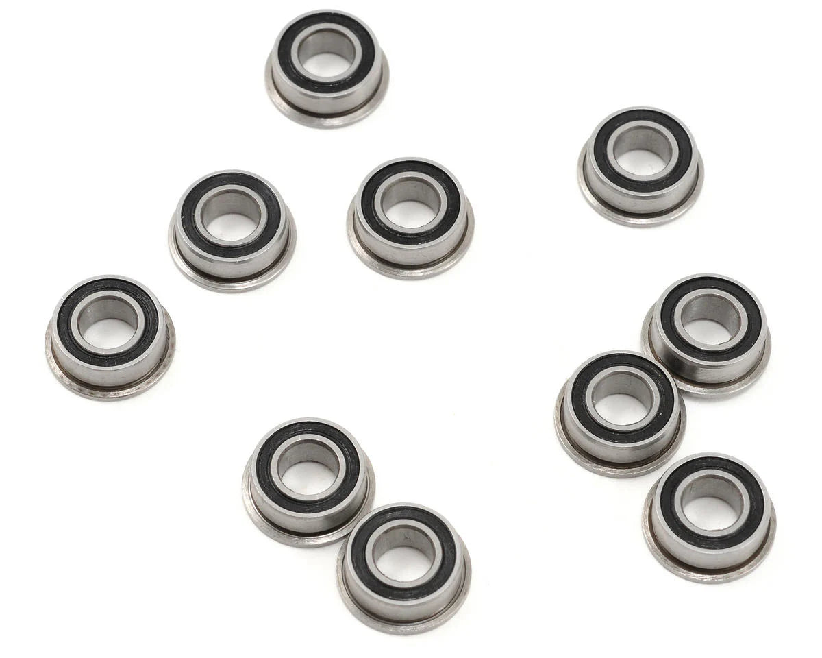 PTK10104 ProTek RC 5x10x4mm Rubber Sealed Flanged "Speed" Bearing (10) PTK10104