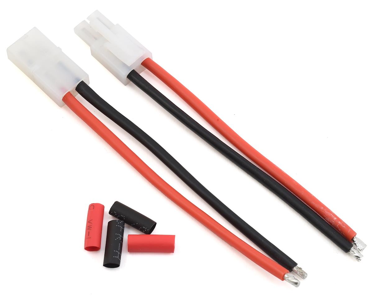 PTK-5054 Protek RC 4” Pigtail Connector Set w/Shrink Tube (1 Female & 1 Male Tamiya)