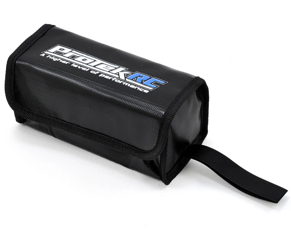 PTK-8120 ProTek RC “Flak Jacket” Flame Resistant LiPo Polymer Charging Bag (16x6.5x7cm)