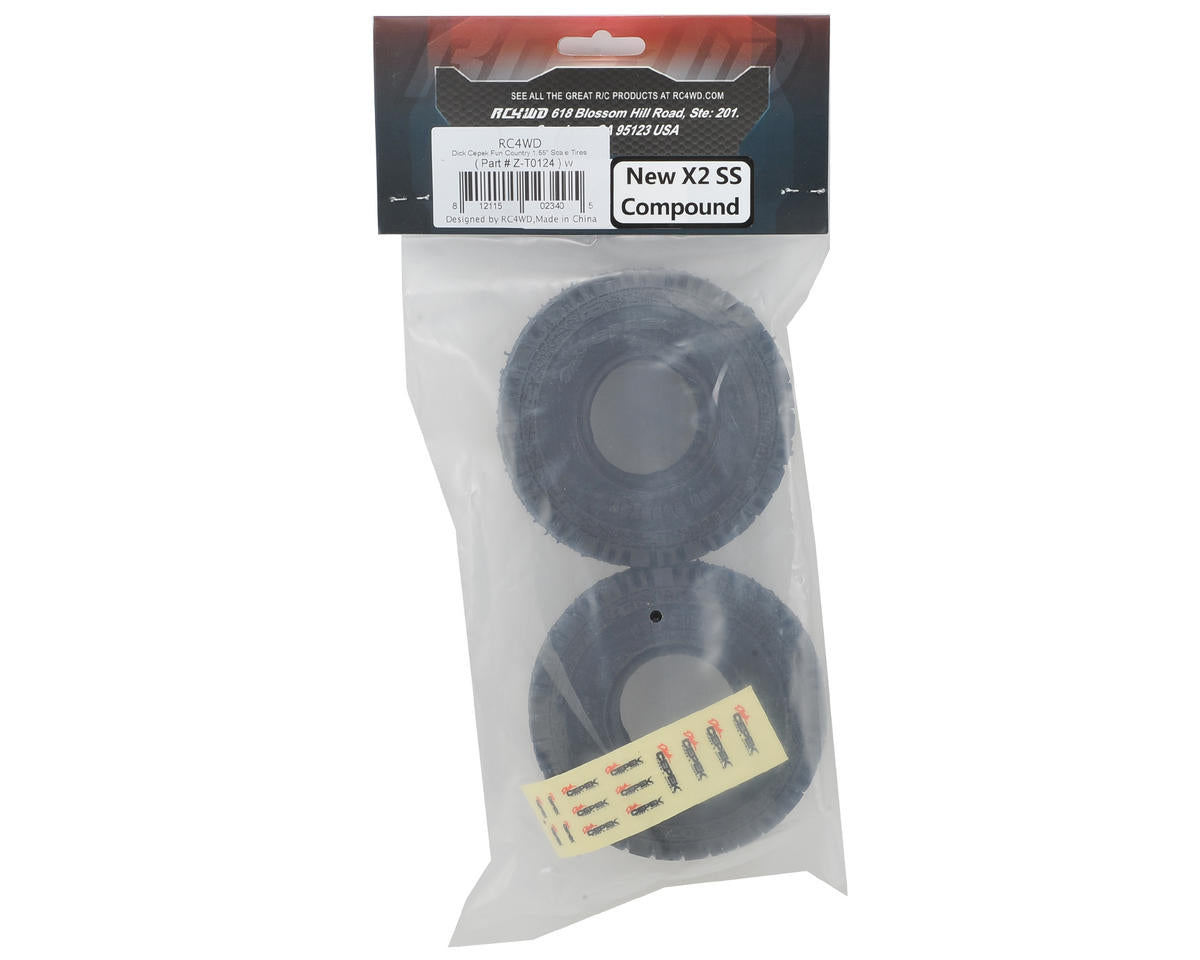 RC4WD Dick Cepek Fun Country 1.55" Scale Crawler Tire (2) (X2 SS) - RC4ZT0124