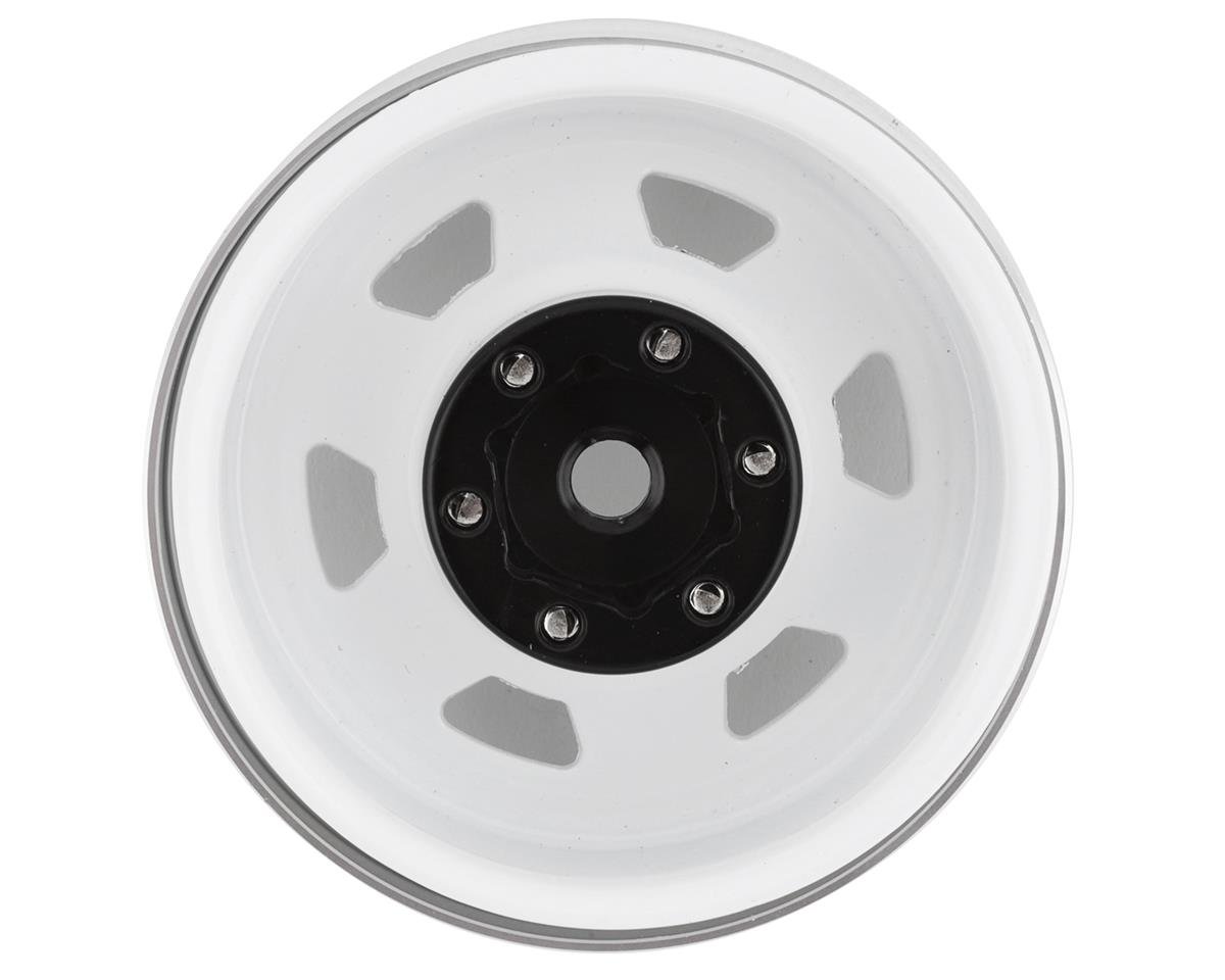 RC4WD Stamped Steel 1.7" Beadlock SR5 Wheels (White/Black) - Z-W0066