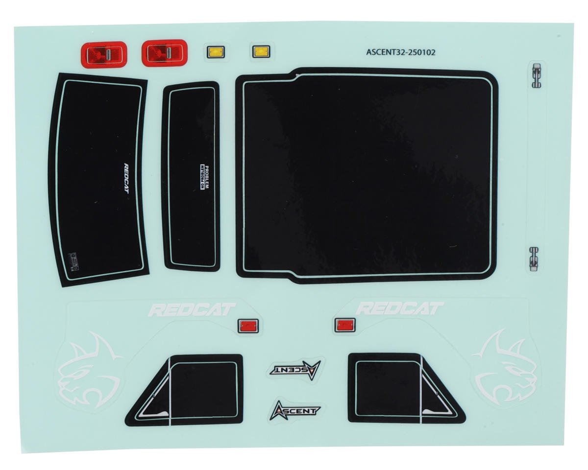 Redcat Ascent 32 Body & Mounts Set (Clear) - RER41725