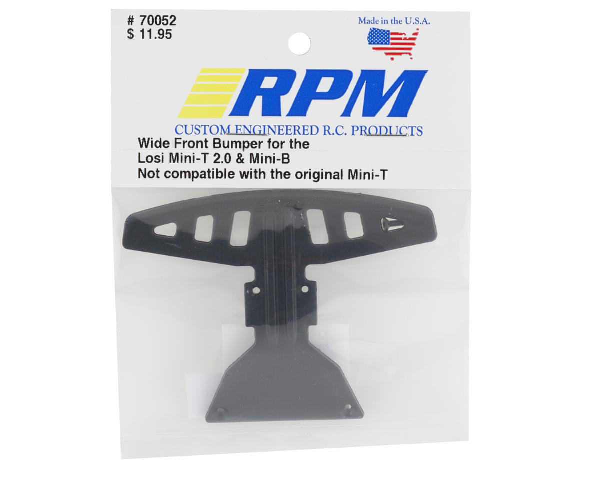 RPM70052 RPM Wide Front Bumper for the Losi Mini-T & Mini-B