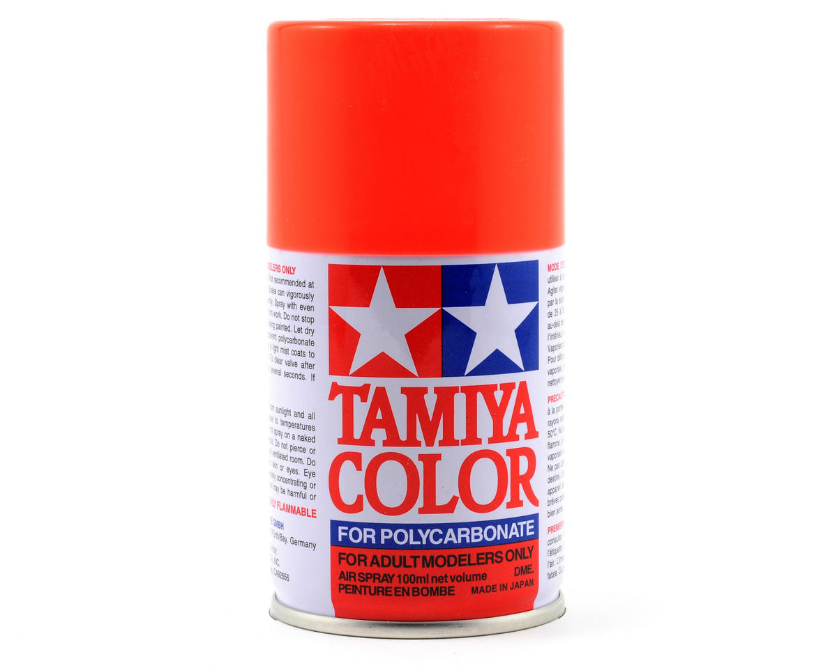 TAM86020 Tamiya PS-20 Fluorescent Red Spray Paint (100ml)