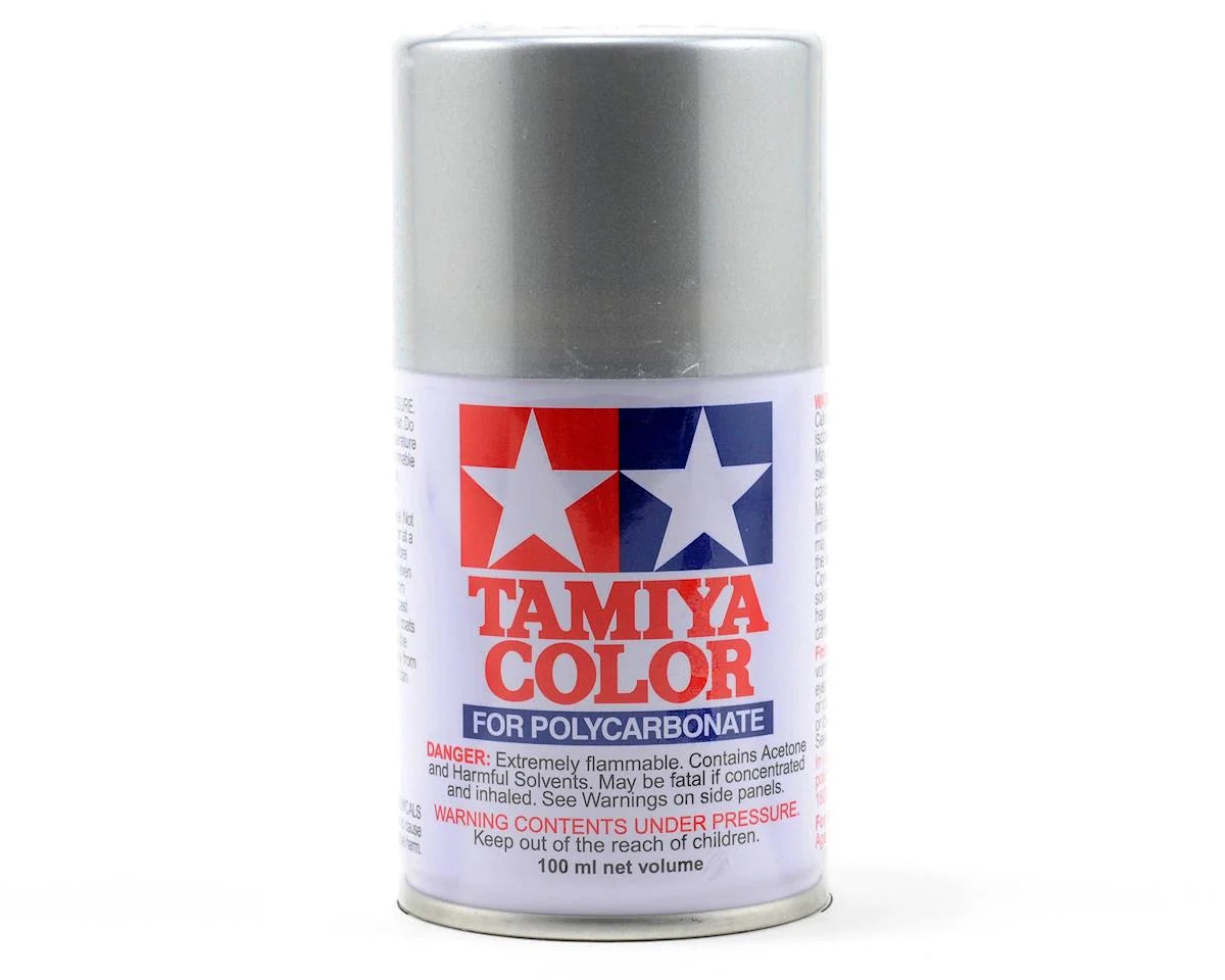 TAM86041 Tamiya PS-41 Bright Silver Spray Paint (100ml)