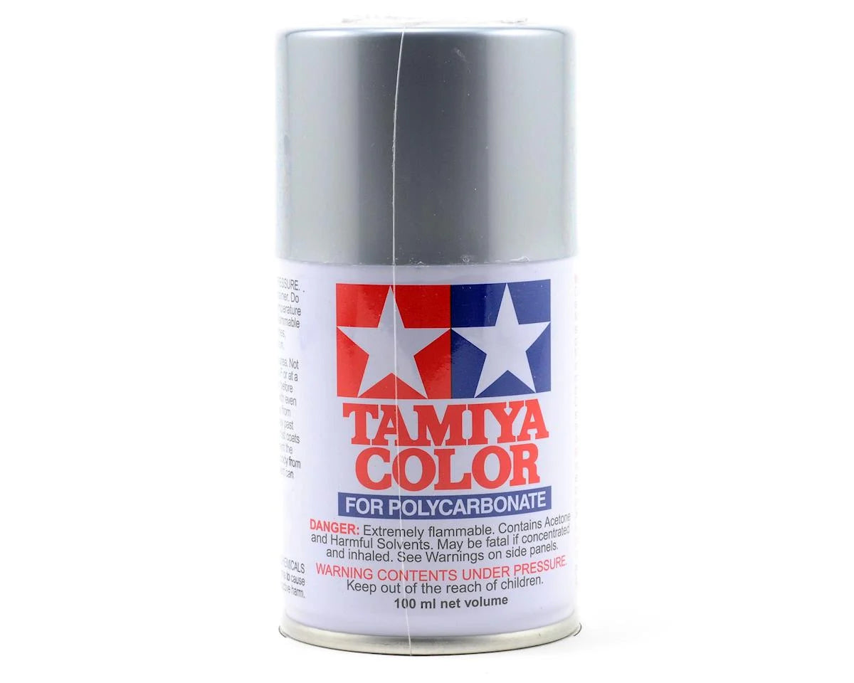 TAM86048 Tamiya PS-48 Semi-Gloss Silver Anodized Aluminum Spray Paint (100ml)