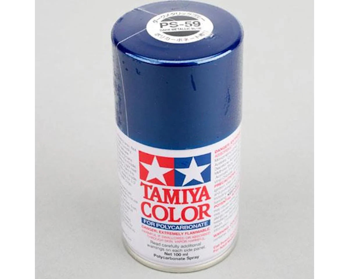 TAM86059 Tamiya PS-59 Dark Metallic Blue Spray Paint (100ml)