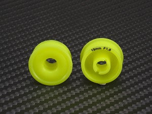 MR2089F15-19 PN Racing Mini-Z 2WD Machine Delrin Cut Yellow Formula 8.5x19mm Flanged Wheel F15