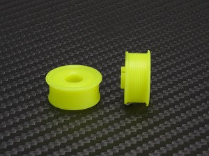 MR2089F15-19 PN Racing Mini-Z 2WD Machine Delrin Cut Yellow Formula 8.5x19mm Flanged Wheel F15