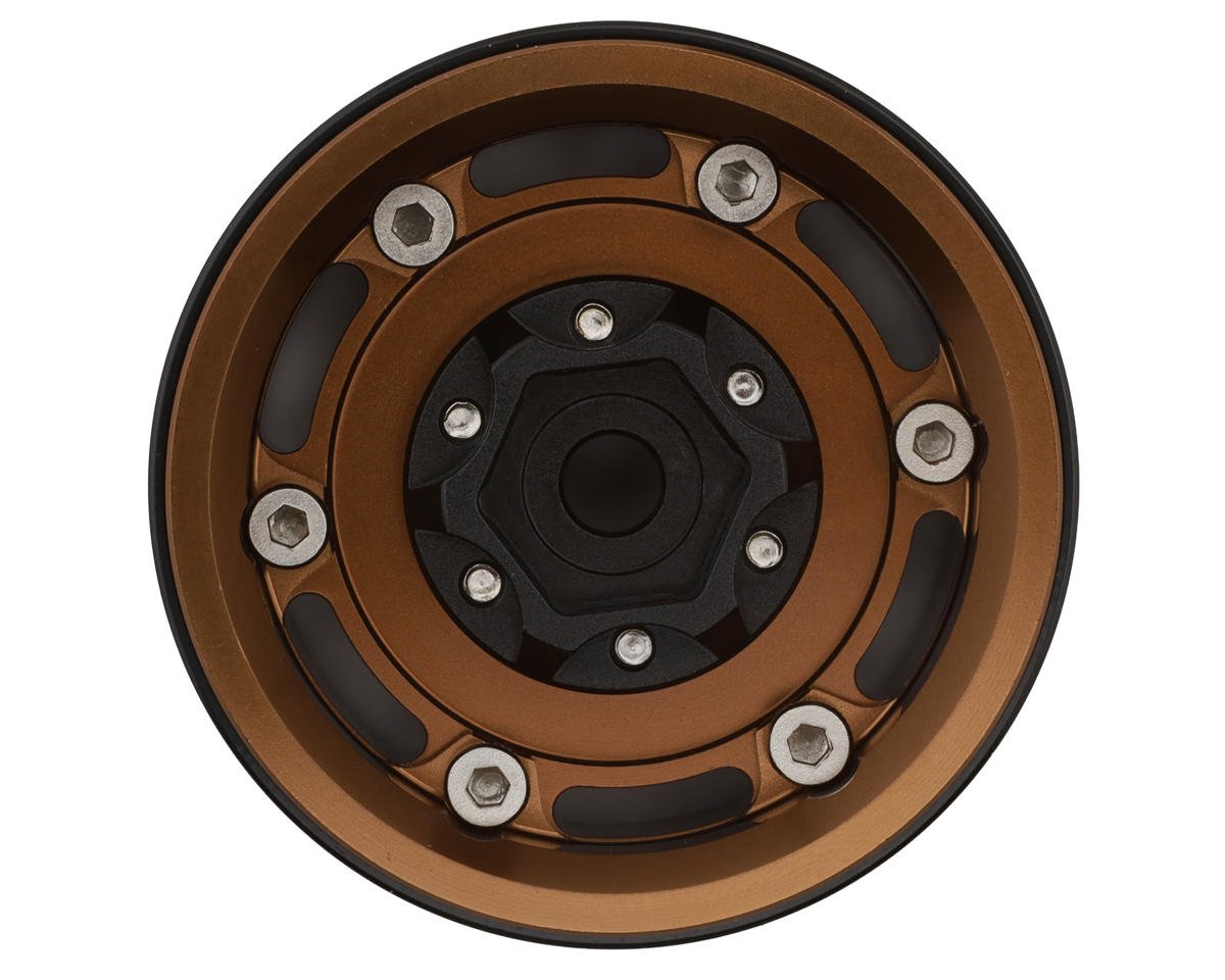 1.55" Type A Vintage Wagon Aluminum Crawler Beadlock Wheels (Bronze) (4) (103.7g ea) - X003FLA3YF