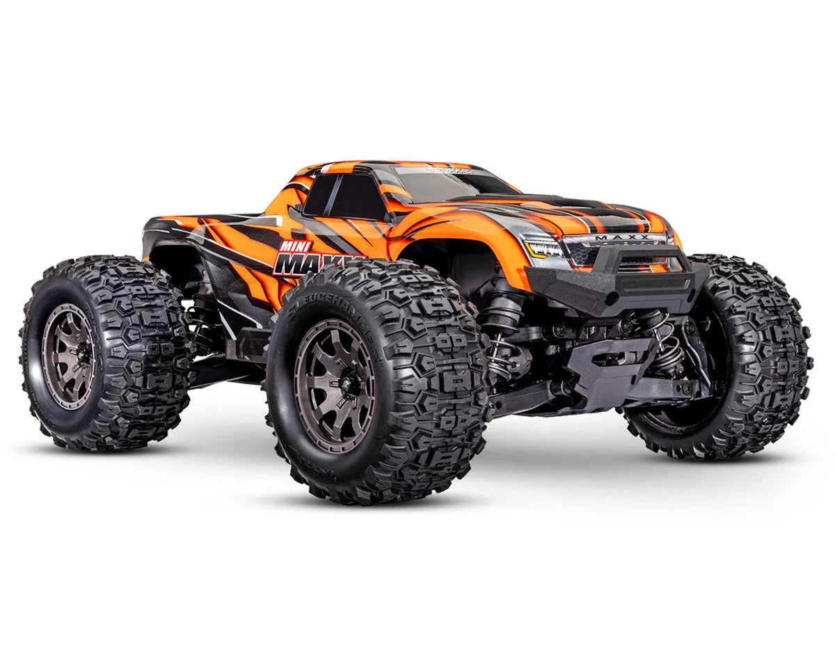Traxxas Mini Maxx® Brushless 1/16 4WD RTR Monster Truck (Orange) w/TQ™ 2.4Ghz Radio, Battery & Charger 107154-1-ORNG