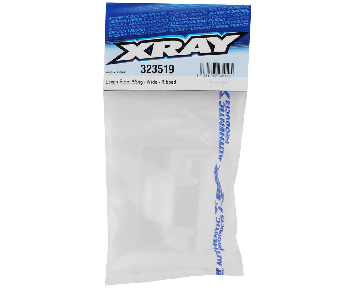 XRAY Wide 1/10 Lexan Front Wing - Wide - Ribbed - 323519