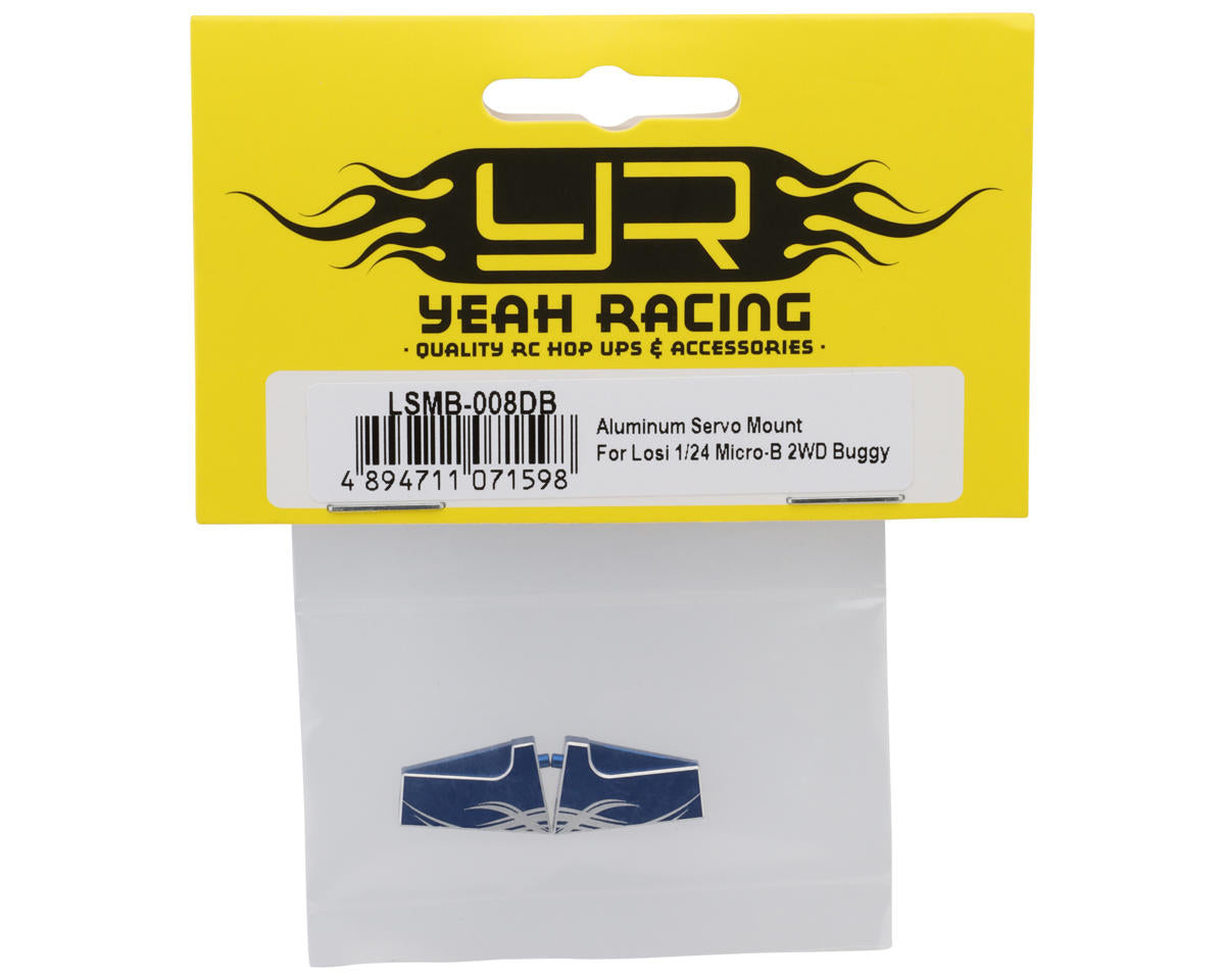 LSMB-008DB Yeah Racing Aluminum Servo Mount Blue