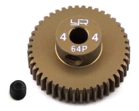 Yeah Racing 64P Hard Coated Aluminum Pinion Gear (44T) - MG-64044